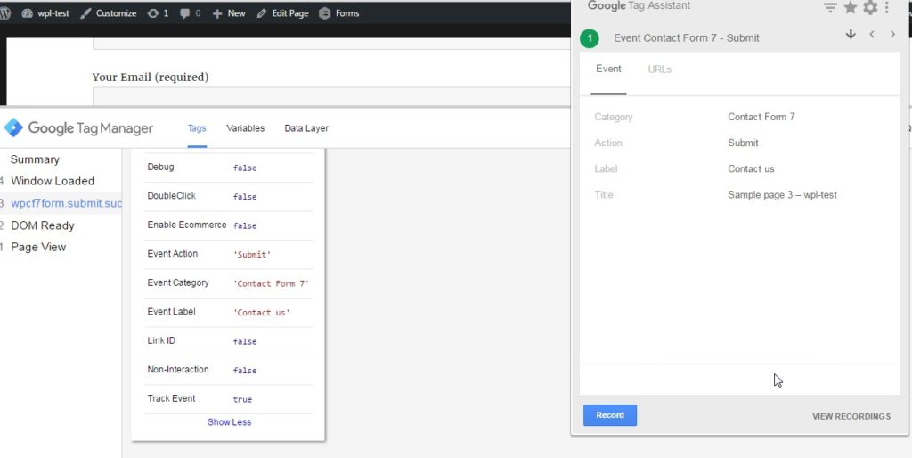 Contact Form 7 Event Tracking sample