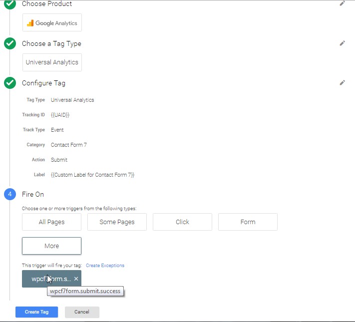 Contact Form 7 Event Tracking